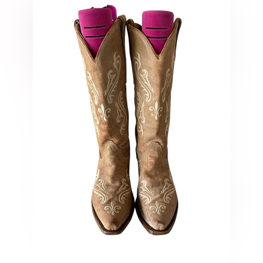 Corral Womens Boots Cortez Cowgirl Western 9 M Honey Cortez Embroidered
